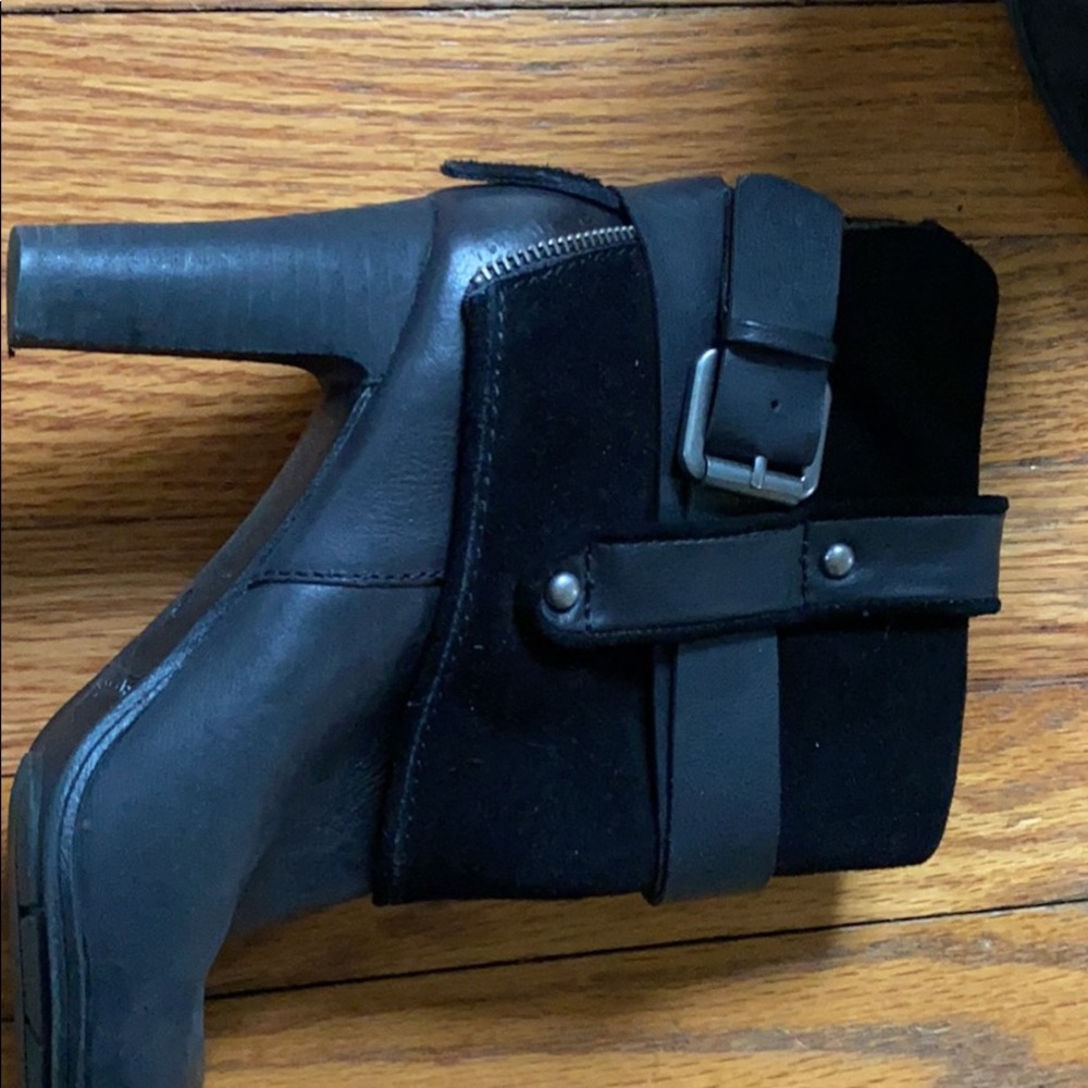 Black ankle boots